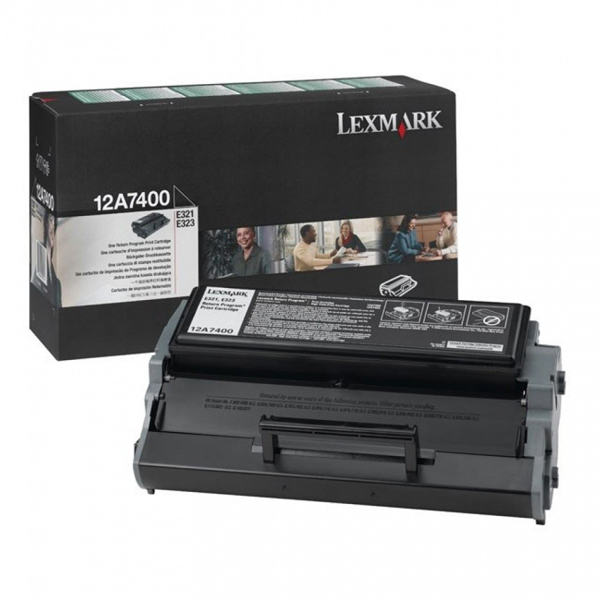 Lexmark/Ibm - Toner - Nero - 12A7400 - return program - 3.000 pag