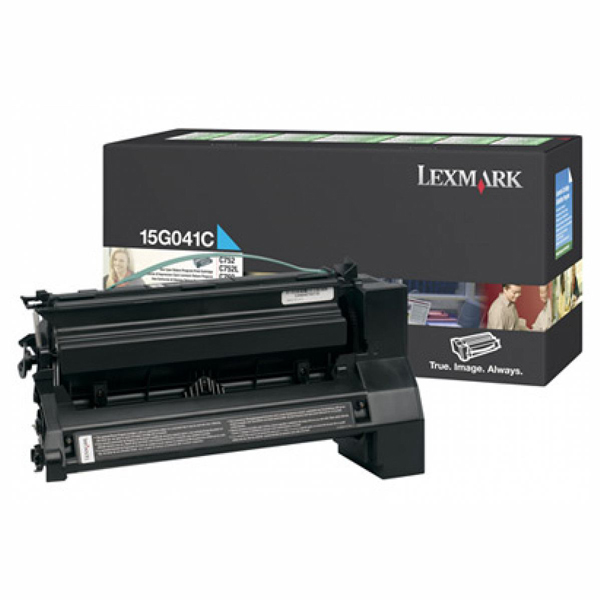 Lexmark/Ibm - Toner - Ciano - 15G041C - return program - 6.000 pag