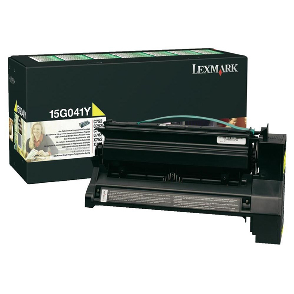 Lexmark/Ibm - Toner - Giallo - 15G041Y - return program - 6.000 pag