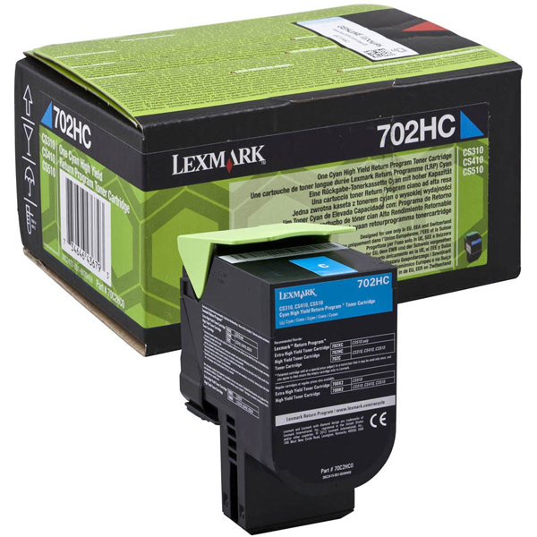 Lexmark/Ibm - Toner - Ciano - 70C2HC0 - return program - 3.000 pag