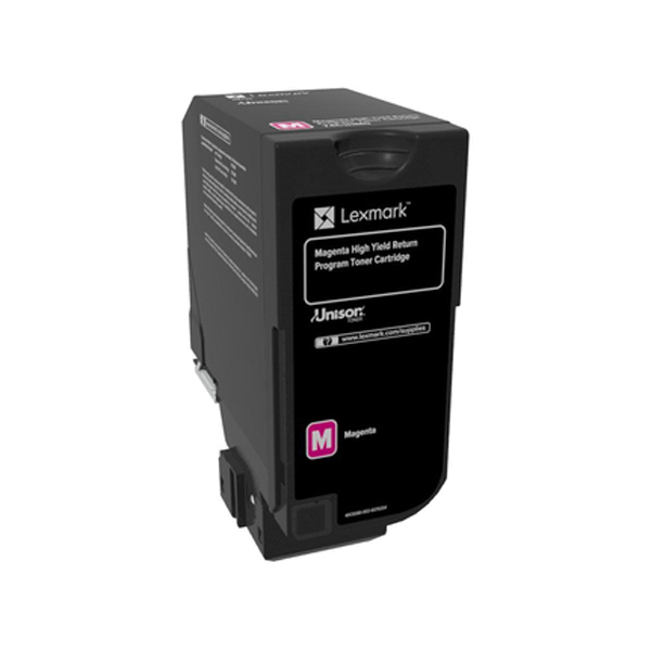 Lexmark/Ibm - Toner - Magenta - 74C2HM0 - return program - 12.000 pag