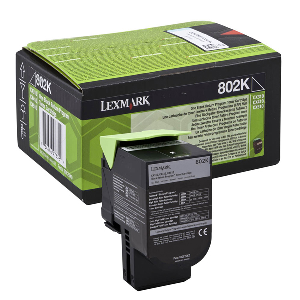 Lexmark/Ibm - Toner - Nero - 80C20K0 - return program - 1.000 pag