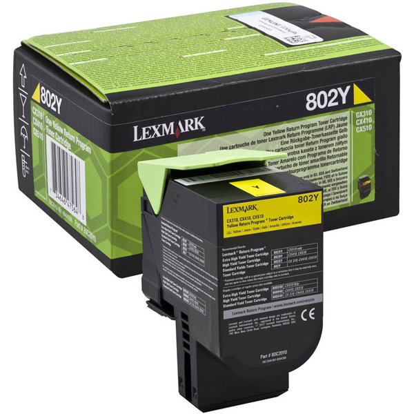 Lexmark/Ibm - Toner - Giallo - 80C20Y0 - return program - 1.000 pag