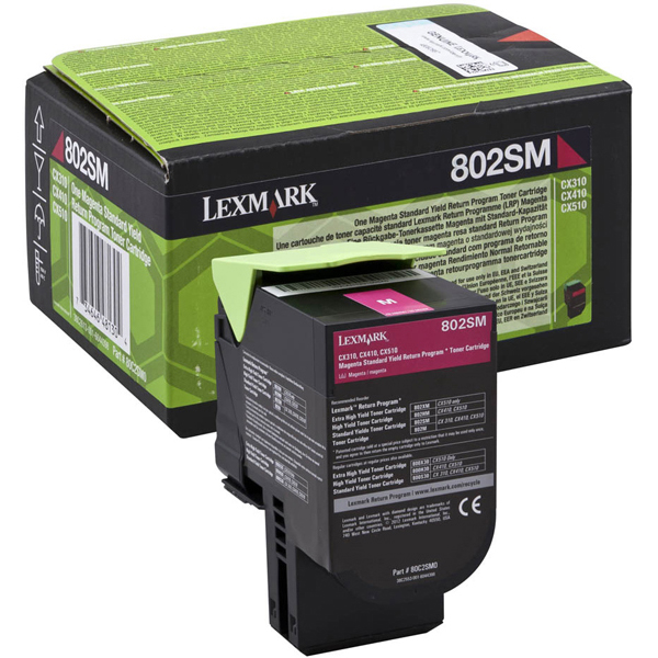 Lexmark/Ibm - Toner - Magenta - 80C2SM0 - return program - 2.000 pag