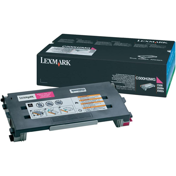 Lexmark/Ibm - Toner - Magenta - C500H2MG - 3.000 pag