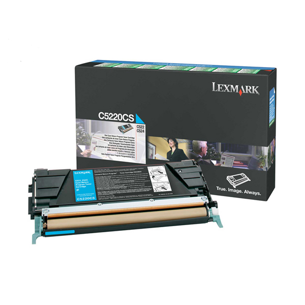 Lexmark/Ibm - Toner - Ciano - C5220CS - return program - 3.000 pag