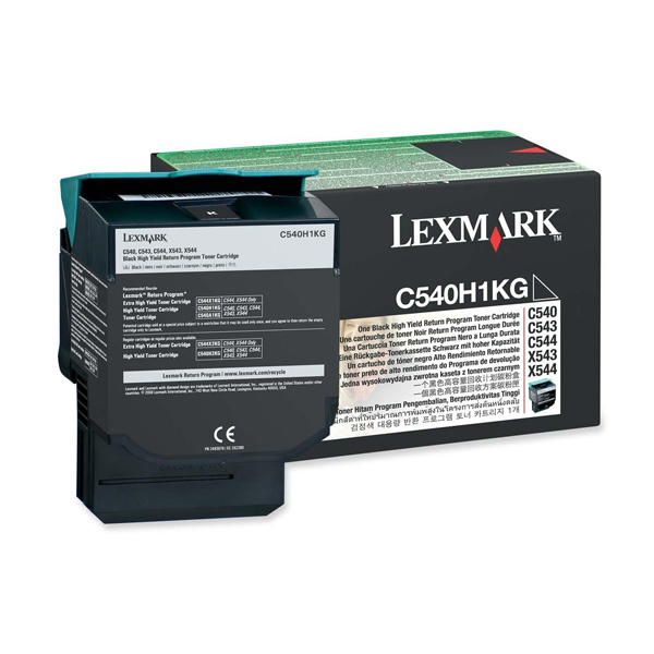 Lexmark/Ibm - Toner - Nero - C540H1KG - return program - 2.500 pag