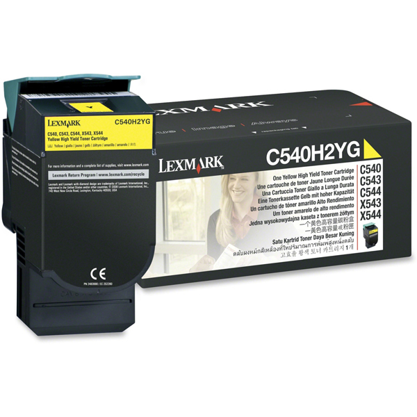 Lexmark/Ibm - Toner - Giallo - C540H2YG - non return program - 2.000