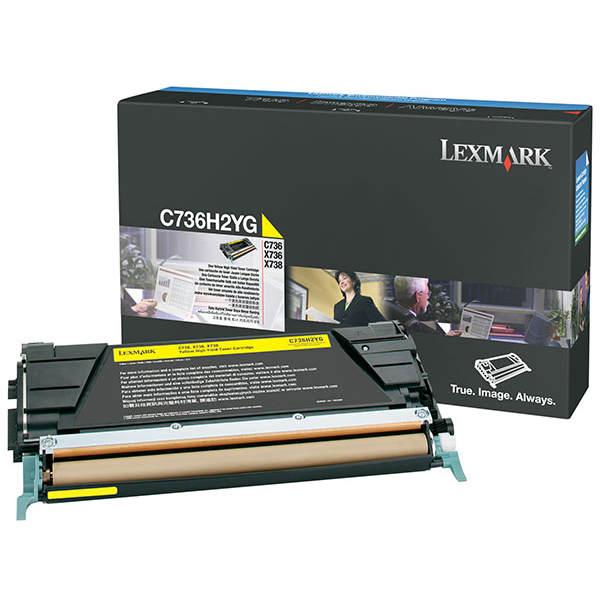 Lexmark/Ibm - Toner - Giallo - C736H2YG - non return program - 10.000 pag