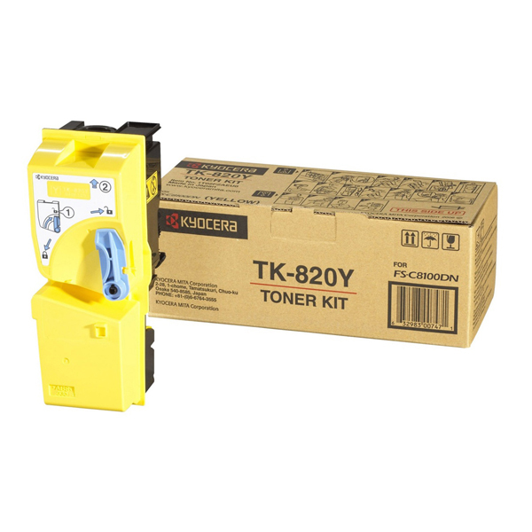 Kyocera/Mita - Toner - Giallo - TK-820Y - 1T02HPAEU0 - 7.000 pag