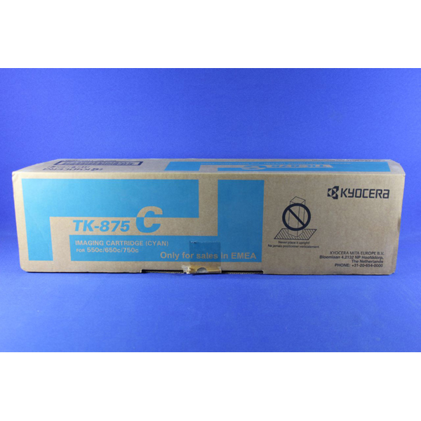 Kyocera/Mita - Toner - Ciano -  TK-875C - 1T05JNCNL0 - 26.500 pag