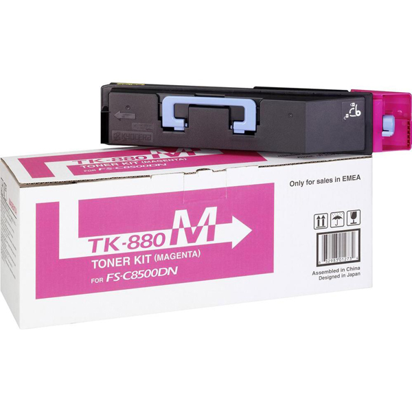 Kyocera/Mita - Toner - Magenta - TK-880M - 1T02KABNL0 - 18.000 pag