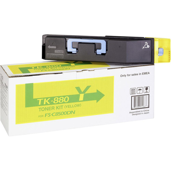 Kyocera/Mita -  Toner - Giallo - TK-880Y - 1T02KAANL0 - 18.000 pag