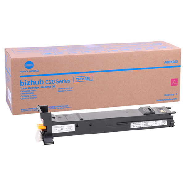 Konica Minolta - toner - A0DK353 - magenta per bizhub c20p