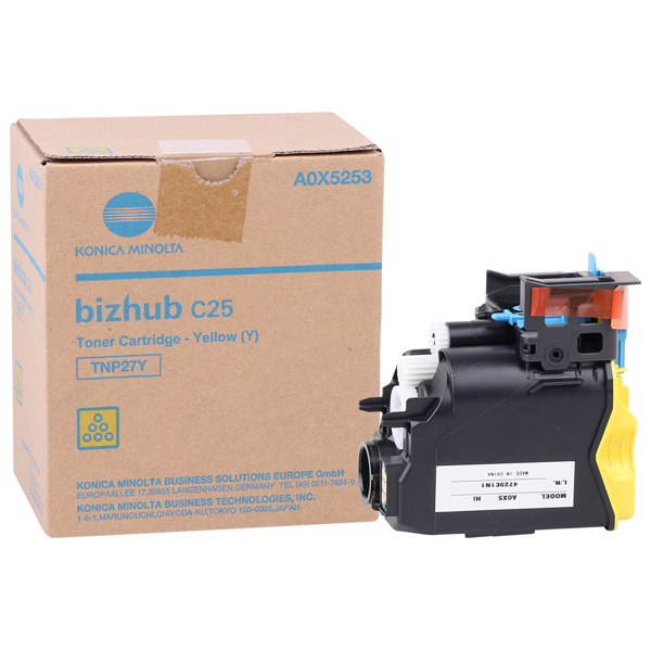 Konica Minolta - toner - A0X5253 - tnp27 giallo per bizhub c25