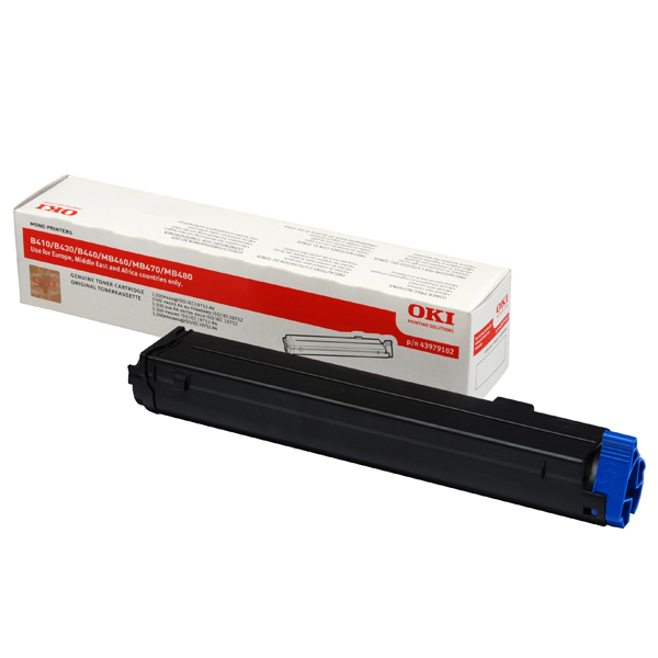 Oki - toner - 43979102 - nero per b410/b430