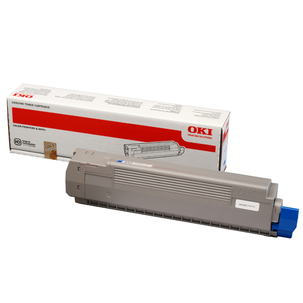 Oki - toner - 44643003 - ciano per c801/c821