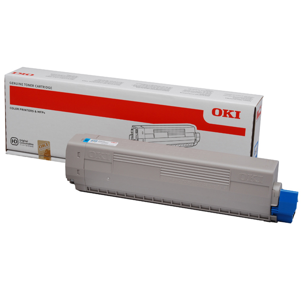 Oki - toner - 44844615 - ciano per c822 7.300pag