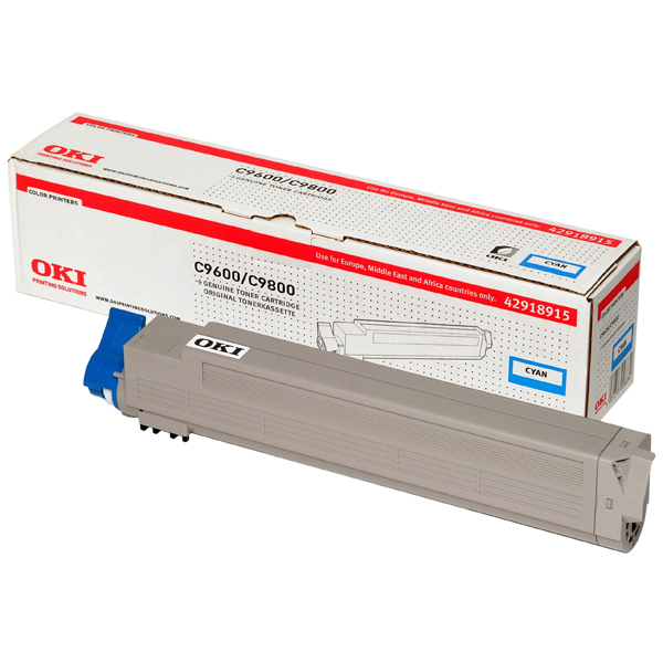 Oki - toner - 42918915 - ciano per c9600/c9800