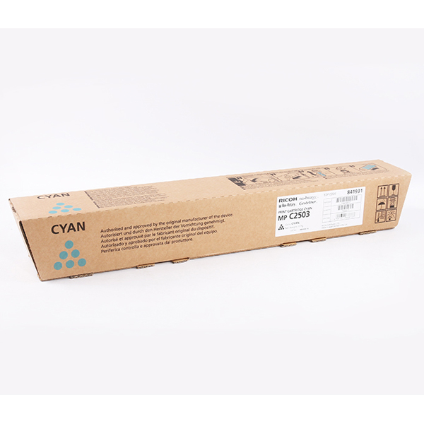 Ricoh - toner - 841931 - ciano capacità standard mpc2003 - mpc2503/841931