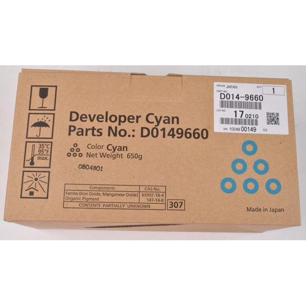 Ricoh - developer - D0149660 - ciano aficio mp c6000sp c7500sp type c7500