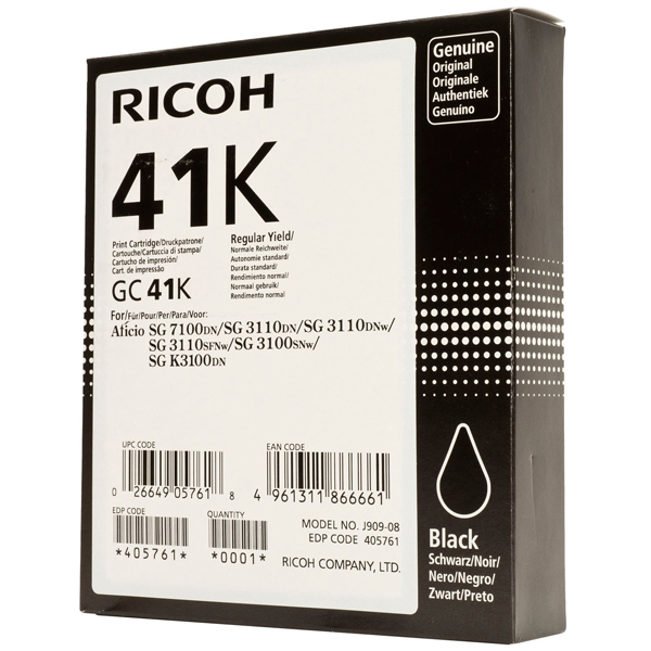 Ricoh - cartuccia - 405761 - ink nero per sg3110dn/dnw