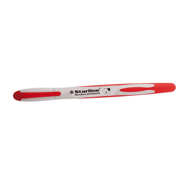 Marcatore permanente Starline  - punta tonda 2,0mm - rosso - Starline