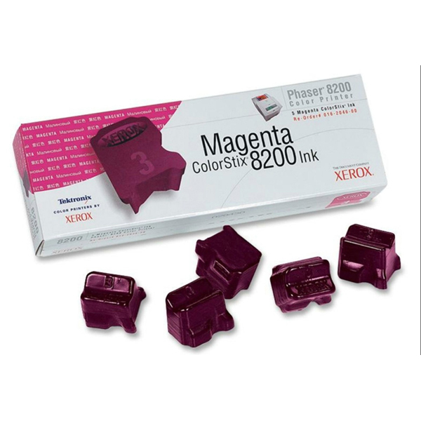 Xerox - Scatola 5 colorstix® - Magenta - 016204600 - 7.000 pag