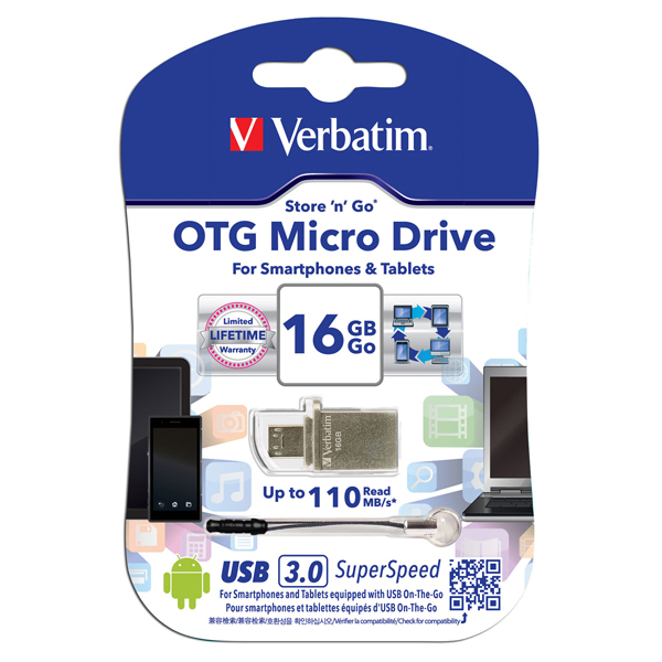 Memorie usb store \n\ go otg 2 in 1 usb 3.0 16gb