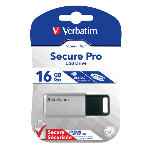 Usb secure data pro drive 16gb (pc  mac)